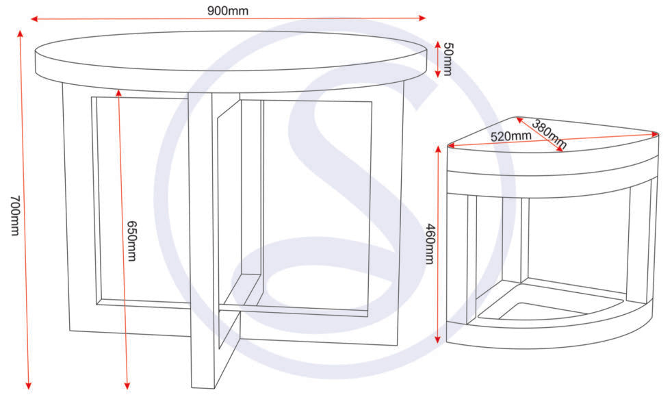 Cambourne Stowaway Dining Set