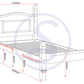 Corona 3' Bed Low Foot End
