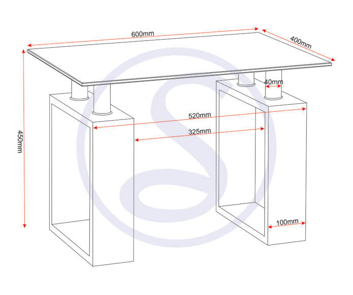 Milan Lamp Table