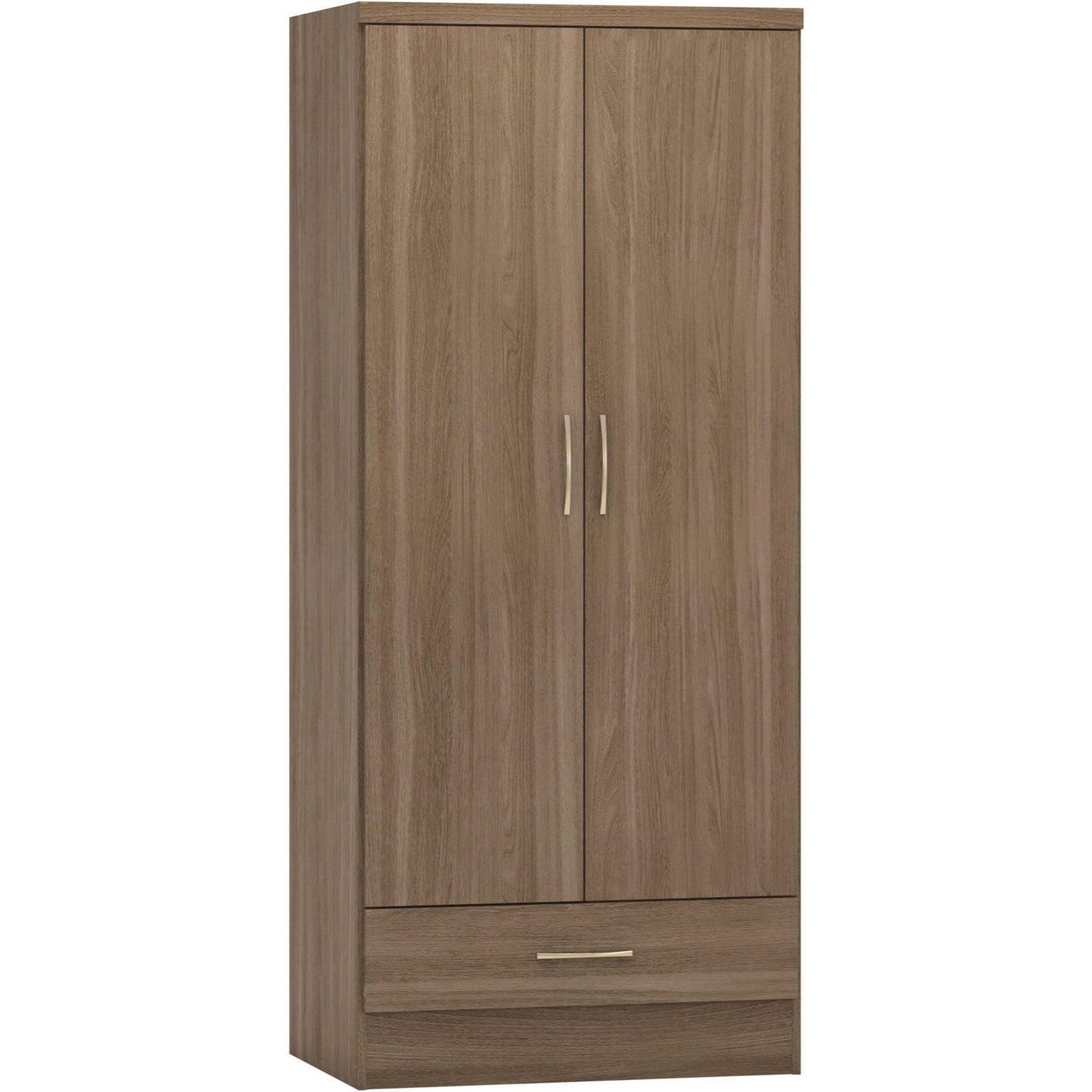 Nevada 2 Door 1 Drawer Wardrobe