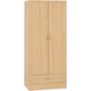 Nevada 2 Door 1 Drawer Wardrobe