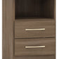 Nevada 2 Drawer Bedside