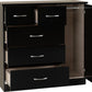 Nevada 5 Drawer Low Wardrobe