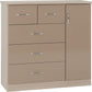 Nevada 5 Drawer Low Wardrobe