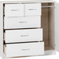 Nevada 5 Drawer Low Wardrobe