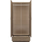 Nevada Mirrored 2 Door 1 Drawer Wardrobe