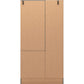 Nevada Mirrored Open Shelf Wardrobe