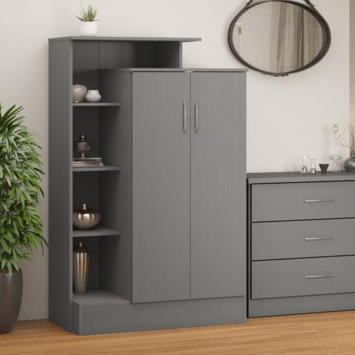 Nevada Petite Open Shelf Wardrobe