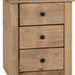 Panama 3 Drawer Bedside Chest