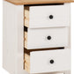 Panama 3 Drawer Bedside Chest