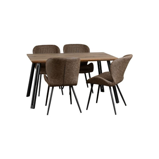 Quebec Straight Edge Dining Set