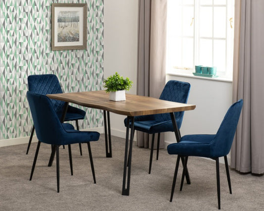 Quebec Wave Edge Dining Set