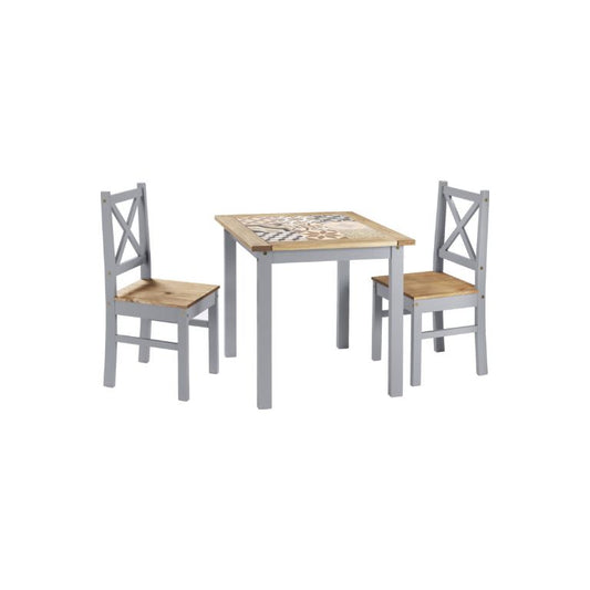 Salvador 1+2 Tile Top Dining Set