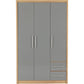 Seville 3 Door 2 Drawer Wardrobe