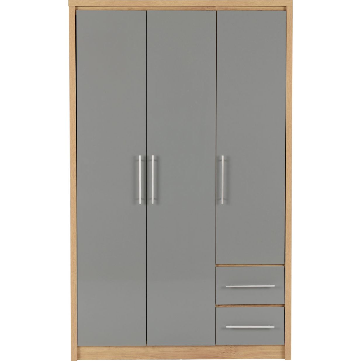 Seville 3 Door 2 Drawer Wardrobe