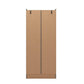 Nevada Mirrored 2 Door 1 Drawer Wardrobe