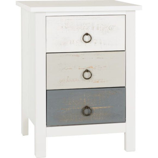 Vermont 3 Drawer Bedside