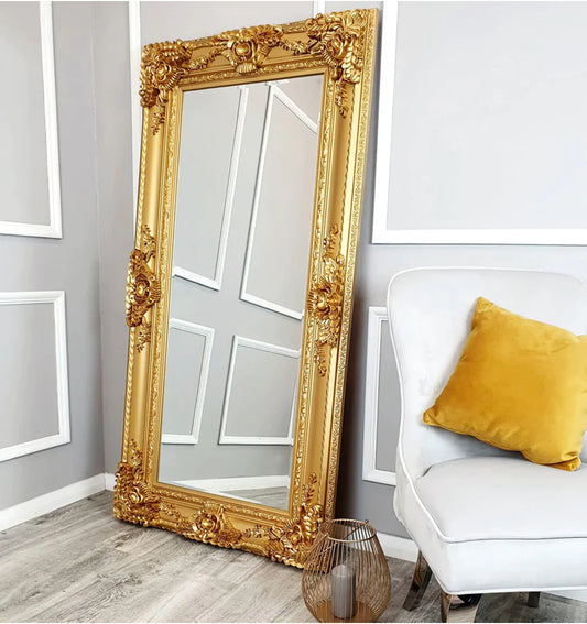 Roma Mirror In Gold