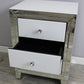 BIANCO THREE DRAWER BEDSIDE UNIT