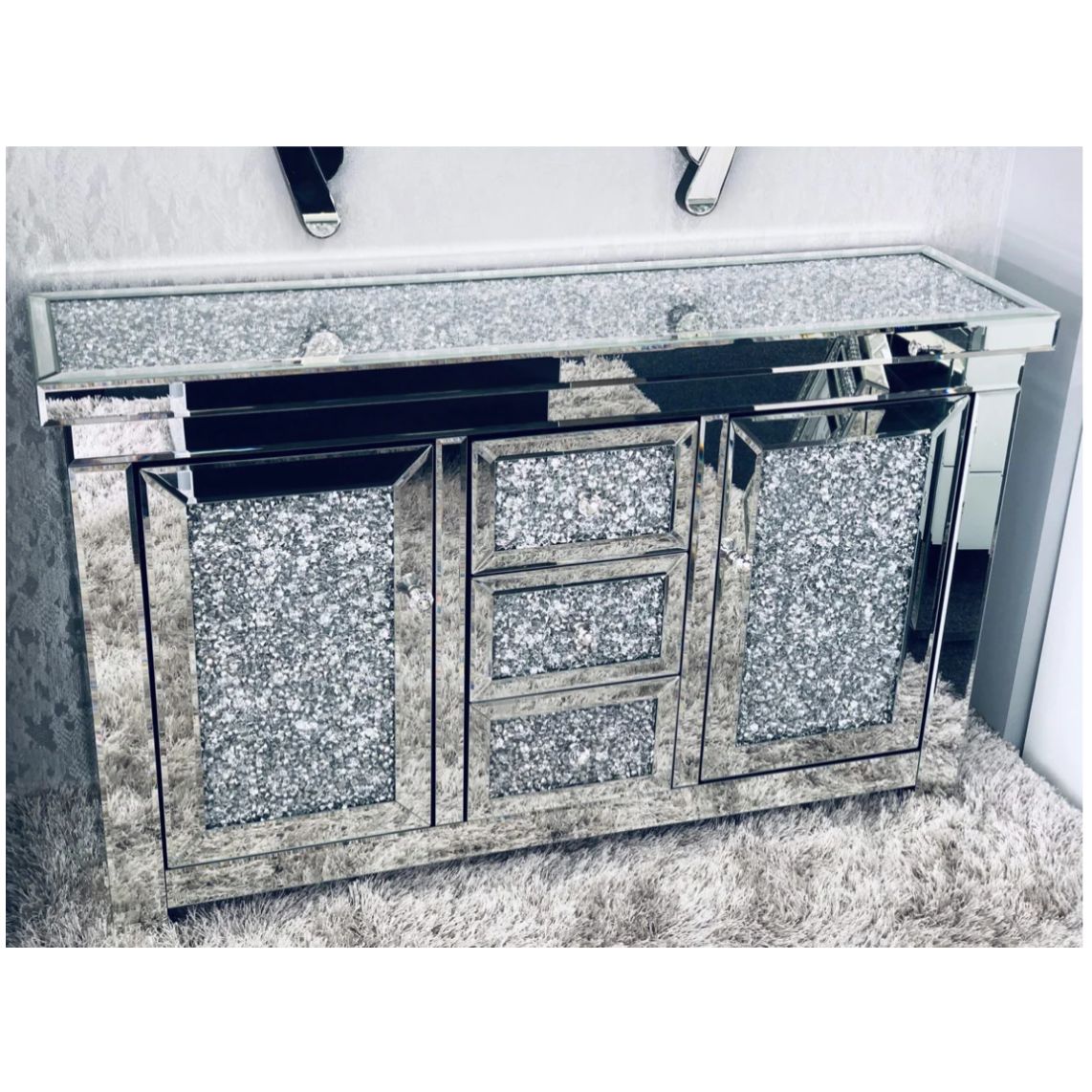 Crushed Diamond Sideboard