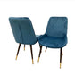 Luna Velvet Dining Chair All Colour