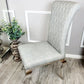 Nicole Light Grey Pu Leather Chair