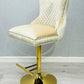 Victoria Bar Stool Cream And Gold Match With Victoria Cream And Gold Lion OR Ring Knocker Chairs