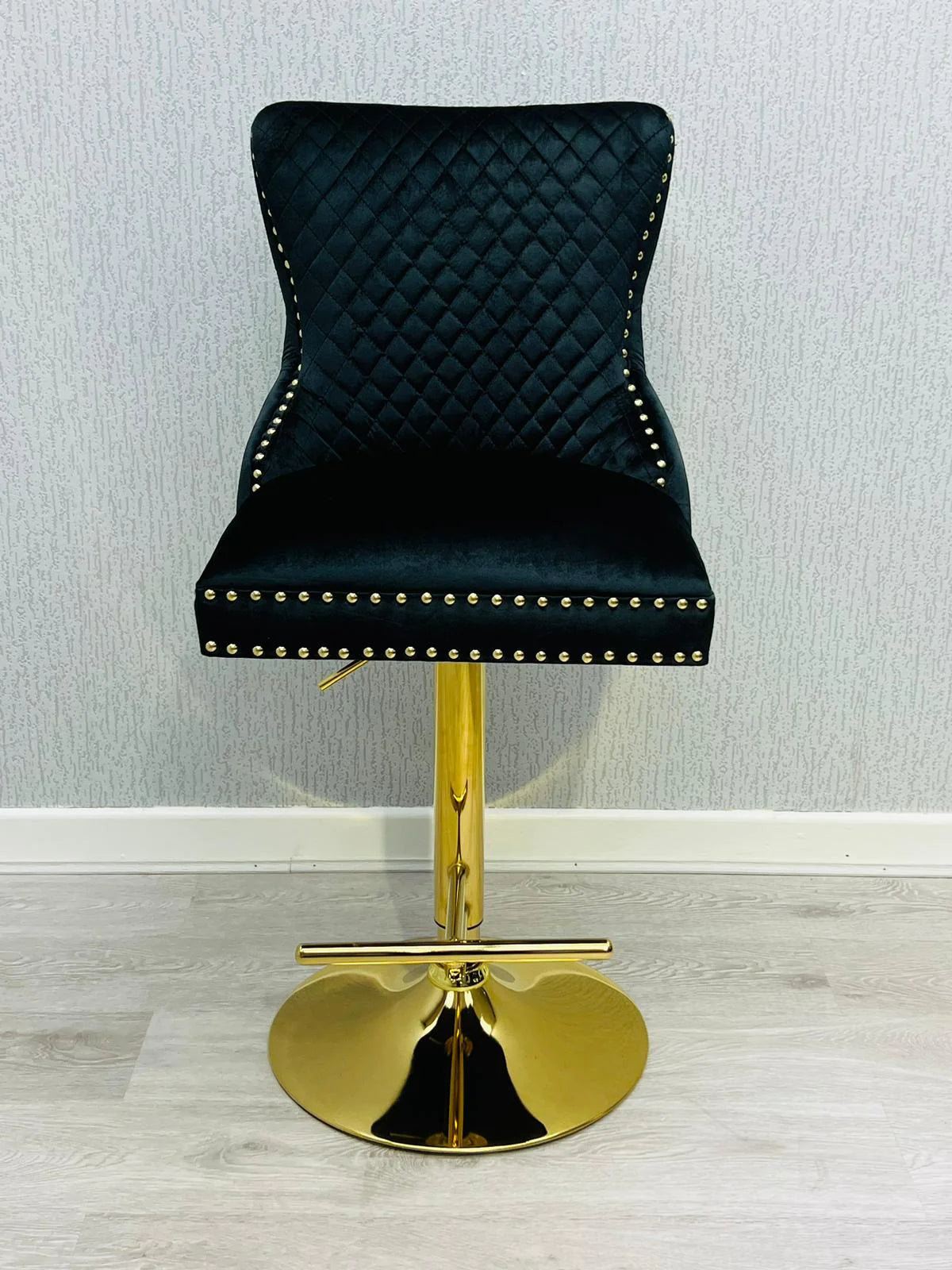 Victoria Bar Stool Cream And Gold Match With Victoria Cream And Gold Lion OR Ring Knocker Chairs