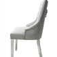 Majestic Light Grey Lion Knocker Chair