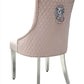 2 X Majestic Pink Lion Knocker Chair