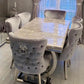 Arriana Light Grey Table With Valentino Silver Lion Knocker Chairs