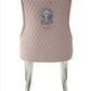 2 X Majestic Pink Lion Knocker Chair